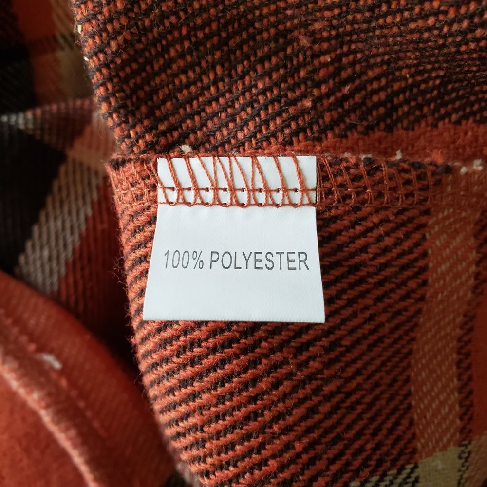 Plaid Flannel Button Shacket Jacket - image 7